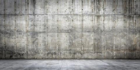 Aufkleber - Grungy Concrete Wall and Floor Studio Background, Ideal for Product Displays and Design Projects