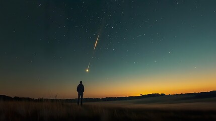 Wall Mural - shooting star art