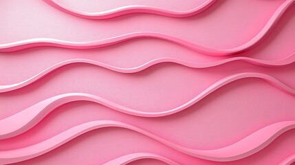Poster - Pink wavy abstract background texture design