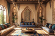 © Andsx - Luxurious Arabian Interior Design: A Serene Living Room