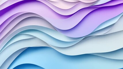 Poster - Fluid waves of pastel colors flowing gracefully through an artistic landscape of layered textures and gentle hues. Generative AI