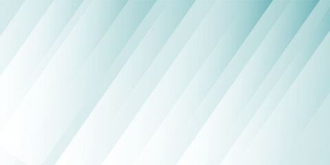 Poster - Blue, Turquoise and White Abstract Brightly Lit Blurry Texture - Transparent Slanted Lines Pattern - Wide Scale Background Creative Design Template - Illustration in Freely Editable Vector Form