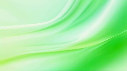 Poster - fluid green gradient animated background, serene abstract visuals