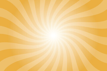 Aufkleber - Abstract orange background with rays retro starburst rays. Hunyadi yellow orange sunburst background vector illustration pattern beam rays. Spiral radial striped backdrop. Vector illustration.