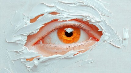 Poster - Dithering Effect on Painted Canvas, vibrant colors blend and interact creating dynamic textures, enhancing visual depth, evoking emotion through artistic expression.