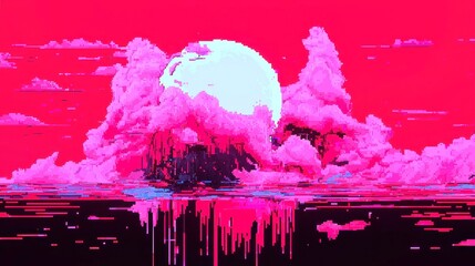 Poster - Vibrant Abstract Artwork, a bold composition showcasing vivid colors and sharp contrasts, creating a dynamic visual experience that captivates the viewer's attention.