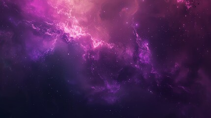 Wall Mural - a nebula in space with swirling purple and pink clouds.