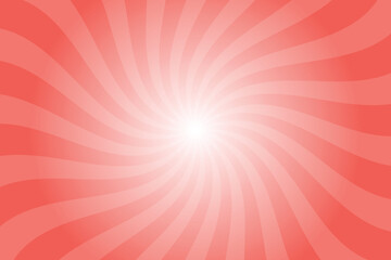 Aufkleber - Abstract orange background with rays retro starburst rays. Sunset orange sunburst background vector illustration pattern beam rays. Spiral radial striped backdrop. Vector illustration.