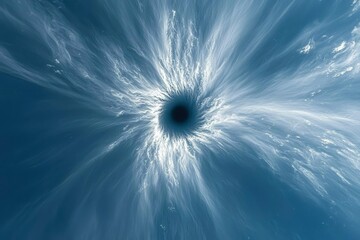 Wall Mural - abstract vortex celestial swirl of light and shadow