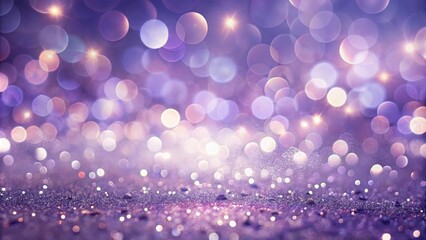 Wall Mural - purple glitter and bokeh background with sparkling lights