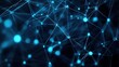 © Matcha_09 - A high-tech concept with interconnected blue nodes and lines forming a digital network.