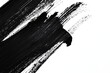 © Liza - Abstract black paint strokes on white background