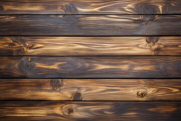 Wall Mural - Dark brown wood texture, planks, background, rustic, design