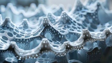Poster - Intricate Close-up of a Textured Surface Showcasing Upscale Industrial Design Elements