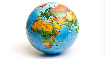 Poster - Globe, Earth, World Map, Colorful Sphere