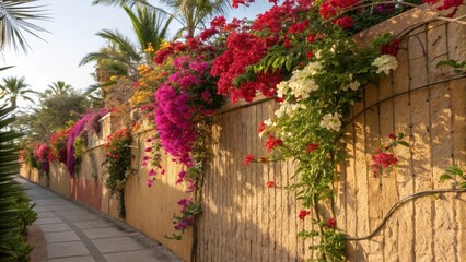 Sticker - Exotic Flower Wall