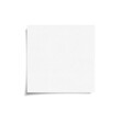 © BOOCYS - White blank sticky note with shadow front view