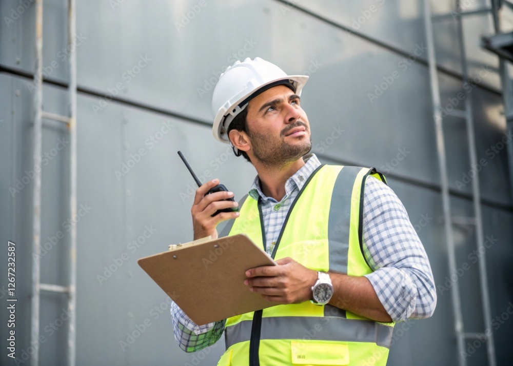 Supervising construction activities urban construction site ...
