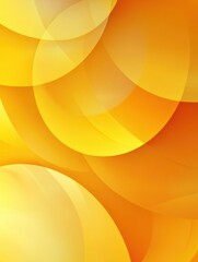Fototapete - Bright yellow abstract design with overlapping circles creates a warm and inviting atmosphere for any space. Generative AI