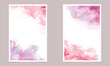 © Fitriasuryan - pink purple abstrack watercolor backgroud