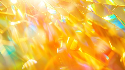 Canvas Print - an abstract background of colorful light and shapes.