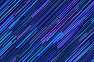 Wall Mural - abstract diagonal lines background dynamic blue and purple stripes pattern