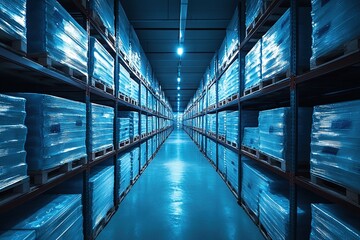 Poster - Warehouse Inventory: Efficient Storage and Logistics Optimization Techniques for Effective Product Management.