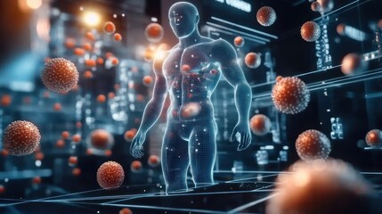 Poster - Digital representation of human anatomy with cells