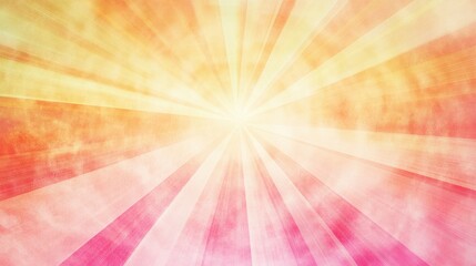 Canvas Print - Bright sunburst background with vibrant colors creating a warm and cheerful atmosphere for design projects. Generative AI