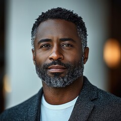Aufkleber - African businessman.