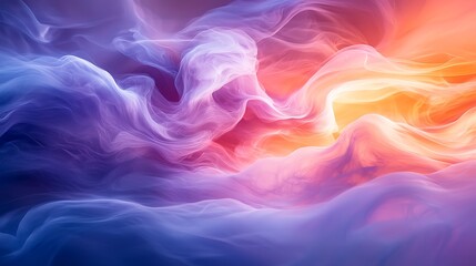 Poster - Abstract swirling colors, vibrant hues, digital art, background texture, design element