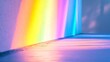 © ronok_90 - Rainbows in the sky, rainbow lights, white background, a beautiful rainbow, white wall, colorful light and shadow, rainbow reflections,