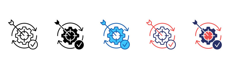 Poster - Effective icon sheet multiple style collection