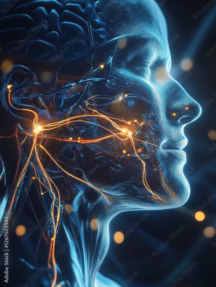 Image shows a detailed visual of VNS - Vagus Nerve Stimulation with ...