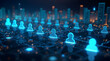 © Patrick Helmholz - Virtual agents connected in a futuristic digital network