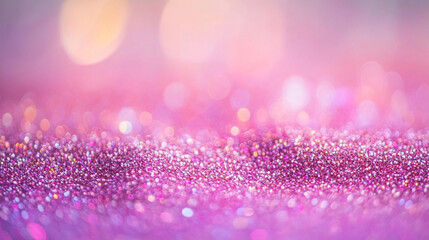 Poster - Glittering pink and purple sparkles create a dreamy atmosphere perfect for celebration and creativity