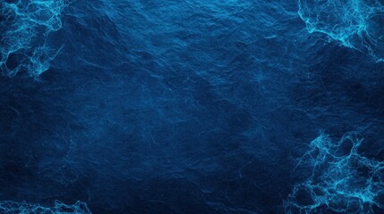 Poster - Deep Ocean Surface with Subtle Waves and Sparkling Light Reflections for Background and Texture Visualization