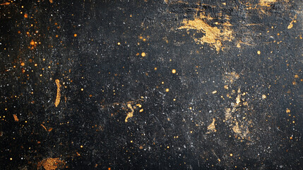 Poster - Abstract texture showcasing a blend of dark and golden hues, creating a captivating artistic background for creative projects