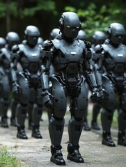 Poster - humanoid robot's army