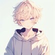 © てんぷら - アニメ調の美青年の切り抜き用素材