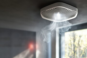 Poster - Smoke detection and sensor technology enhancing security in modern spaces