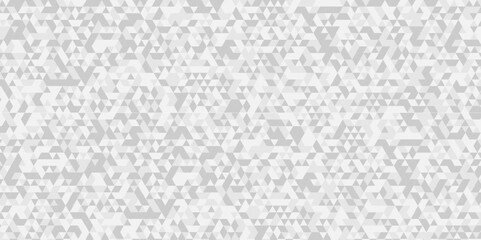 Poster - vector white and gray overlapping cube square low polygon texture wallpaper. abstract surface creati