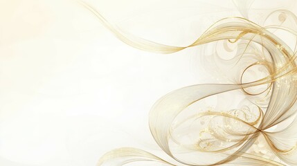 Wall Mural - Elegant abstract design with flowing lines and soft colors