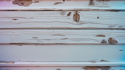 Poster - weathered white wood texture with natural grain details suitable for backgrounds and design projects