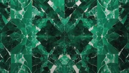 Poster - High resolution green marble texture background ideal for luxurious interior decoration and elegant tile stone floor design.