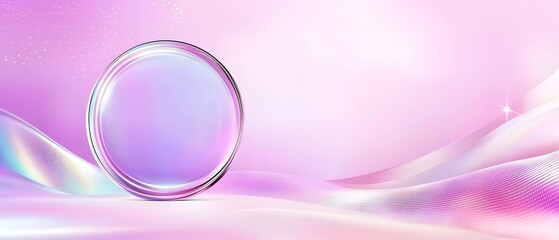 Wall Mural - a pink and blue wave with a white background