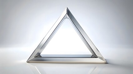 Wall Mural - Abstract Metal Triangle