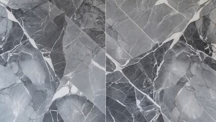 Poster - Sophisticated Gray Marble Surface with Elegant Veining Ideal for Modern Architectural and Interior Design Applications