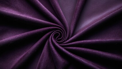 Poster - Closeup of dark purple suede fabric featuring a smooth velvet texture in a seamless design showcasing rich wine hues and soft macro details.