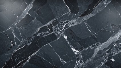 Poster - Elegant Dark Grey Marble Texture Ideal for Interior Flooring and Wall Designs with Natural Italian Marble Patterns.